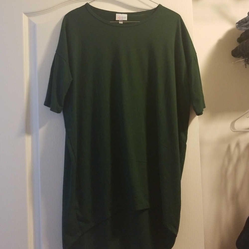LulaRoe green tunic top